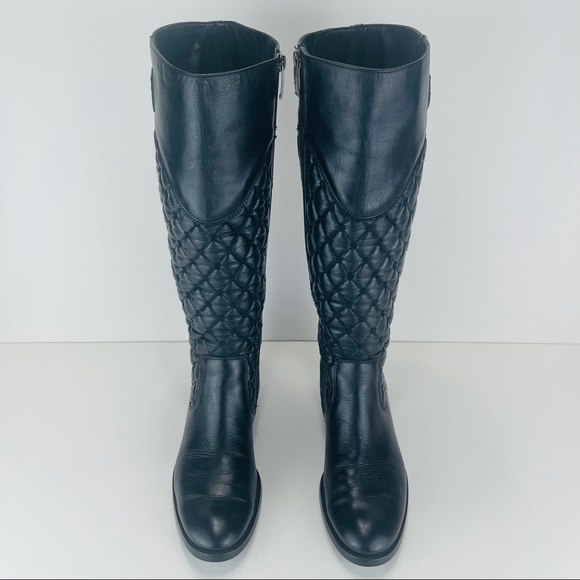 PAUL GREEN BLACK LUXURY LEATHER TALL BOOTS - Picture 9 of 16